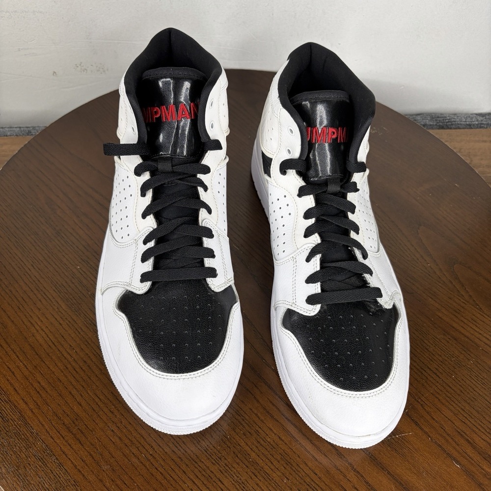 Nike Air Jordan Access Shoes Men's 13 White Black Basketball Sneaker AR3762-101 - Picture 9 of 16